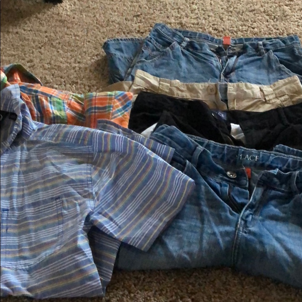 Boy shorts and shirts